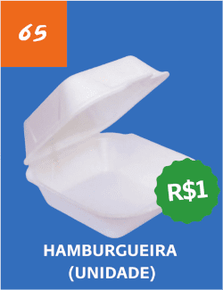 65 - Hamburgueira (unidade) - R$ 1,00
