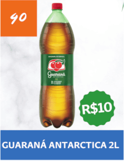 40 - Guaraná Antártica 2L - R$ 10,00